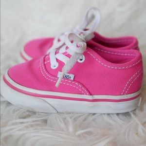 🔥 Vans Toddler Kids 4 Sneakers Pink
